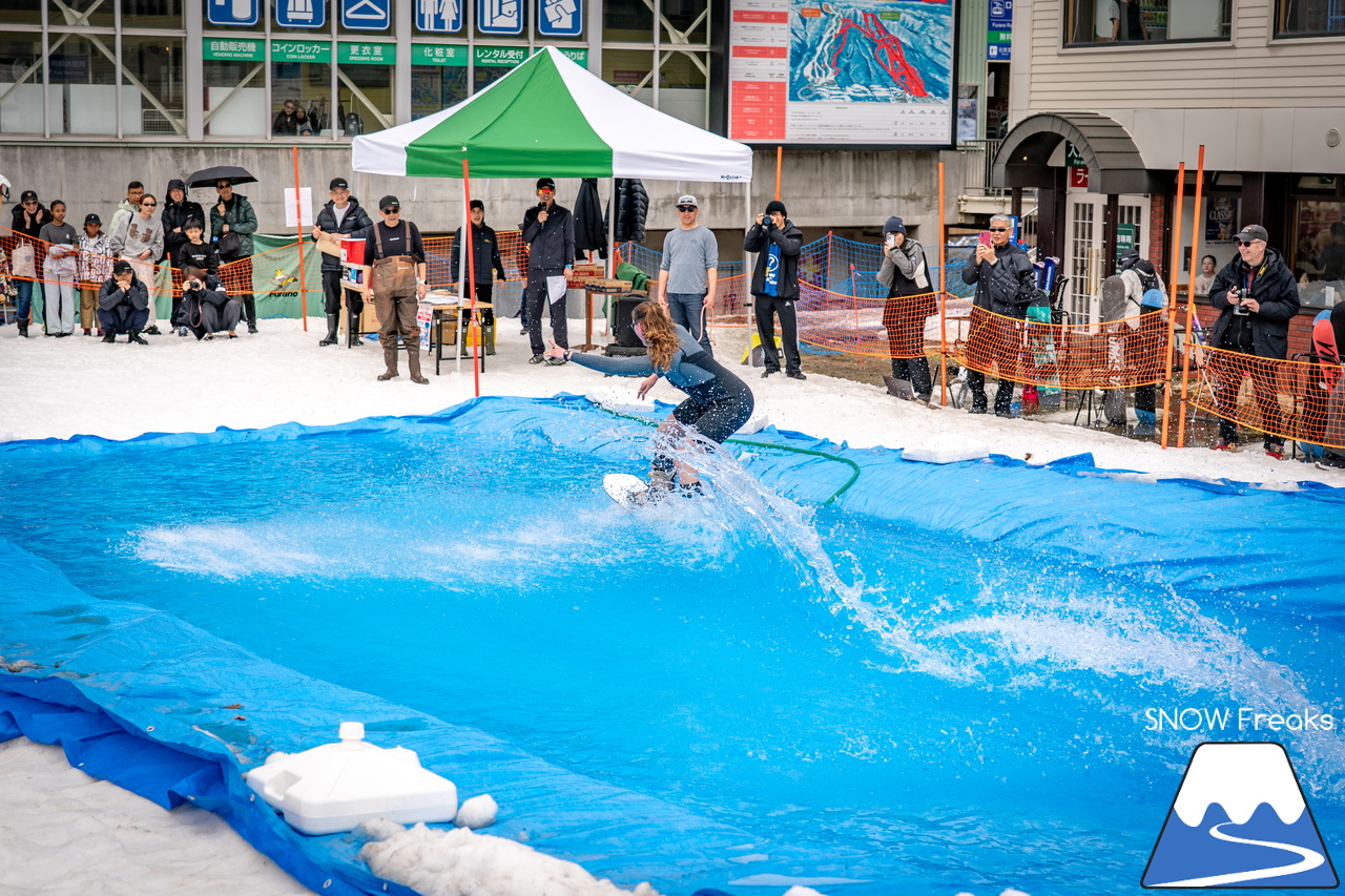 富良野スキー場｜いよいよインターナショナルなイベントに？！春シーズン恒例『第13回 Pond Skimming 池渡り』開催～♪